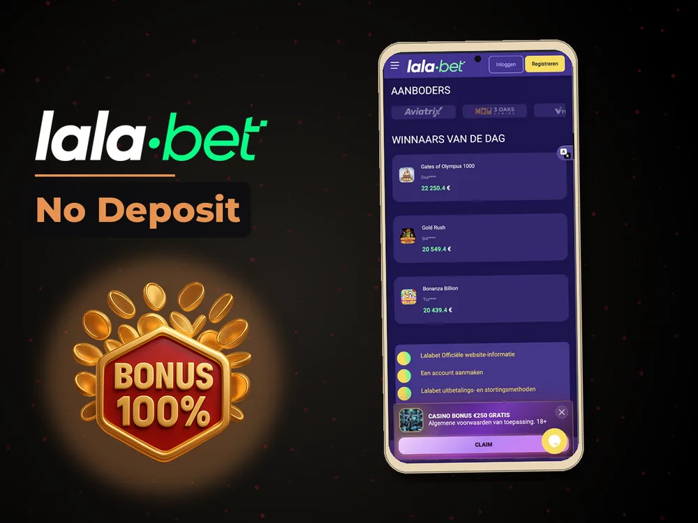 lalabet - No Deposit