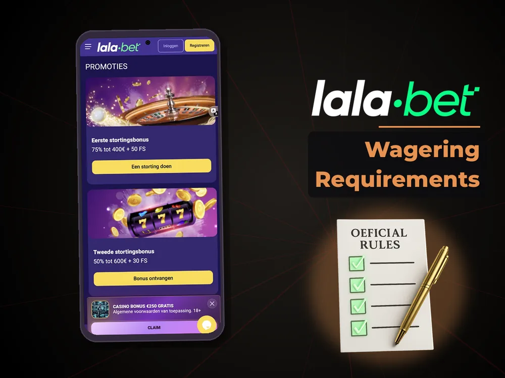 lalabet - Wagering Requirements