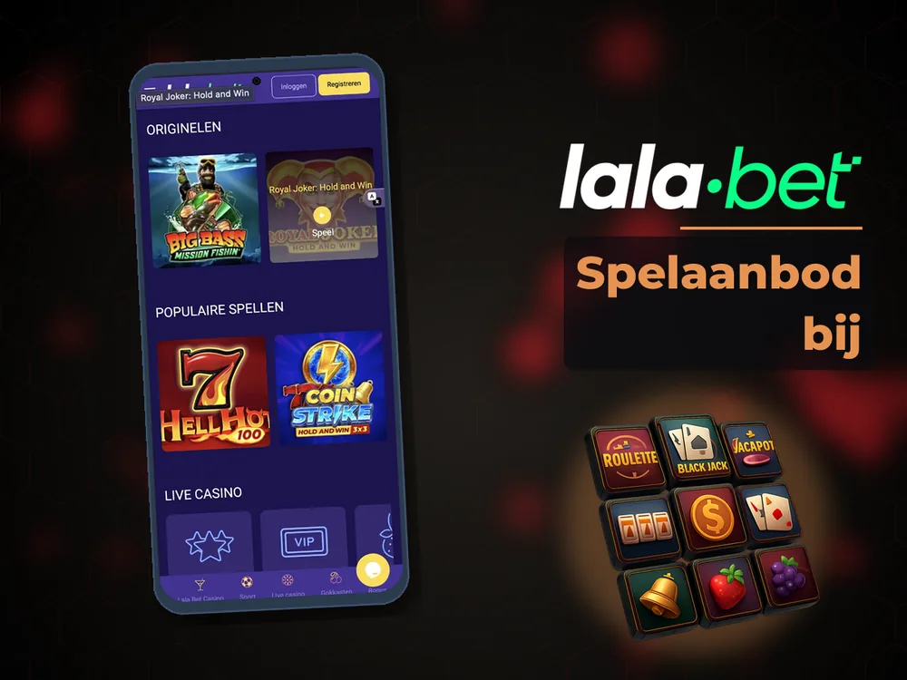 lalabet - Spelaanbod bij