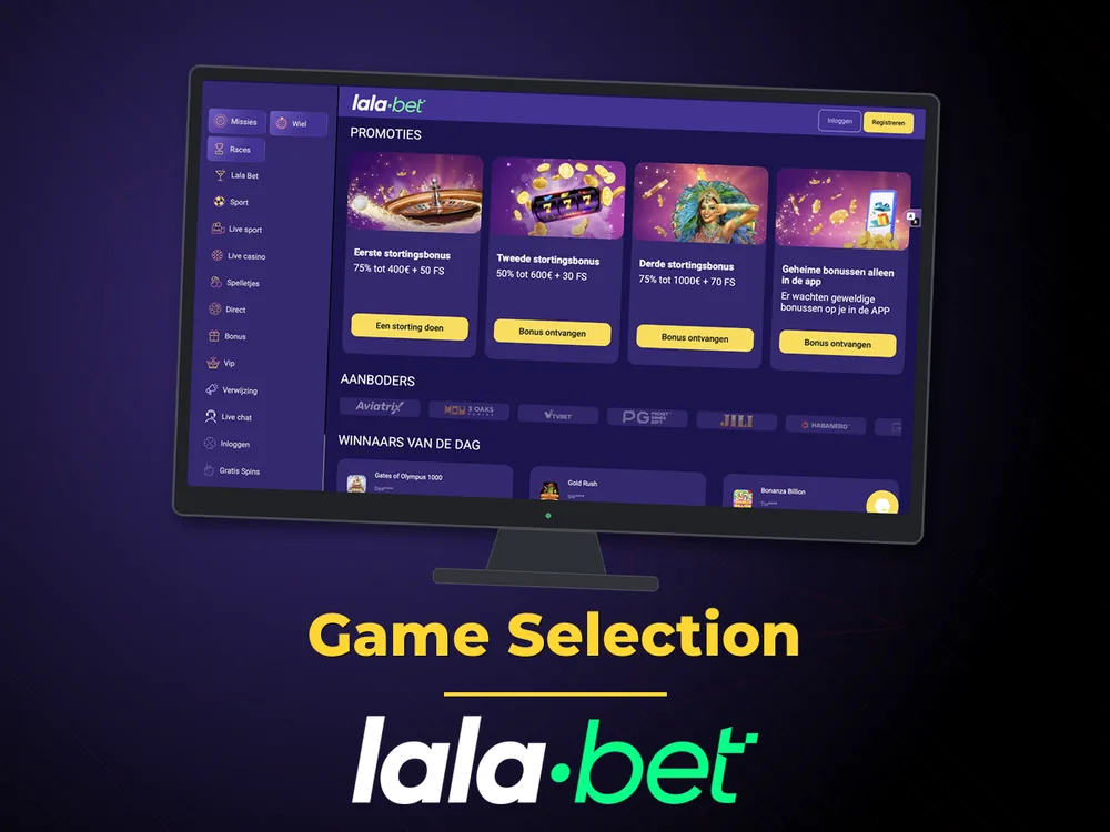 lalabet - Game Selection