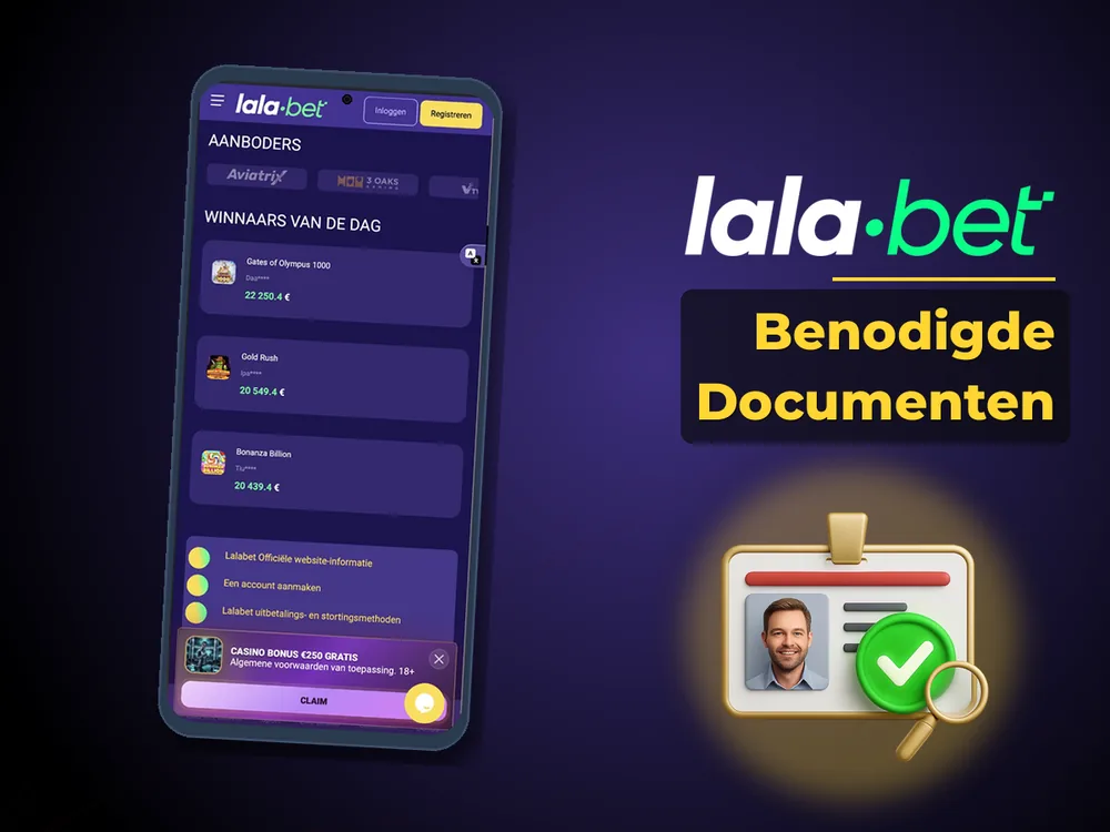 lalabet - Benodigde Documenten