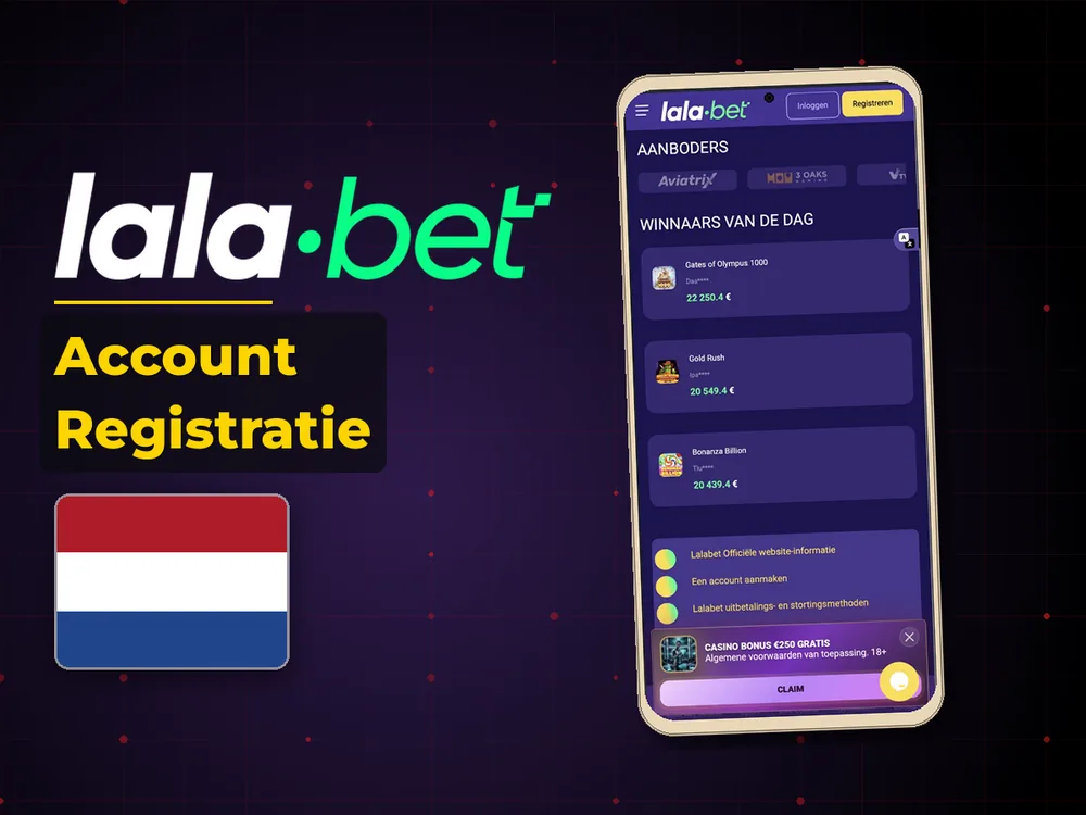 lalabet - Account Registratie