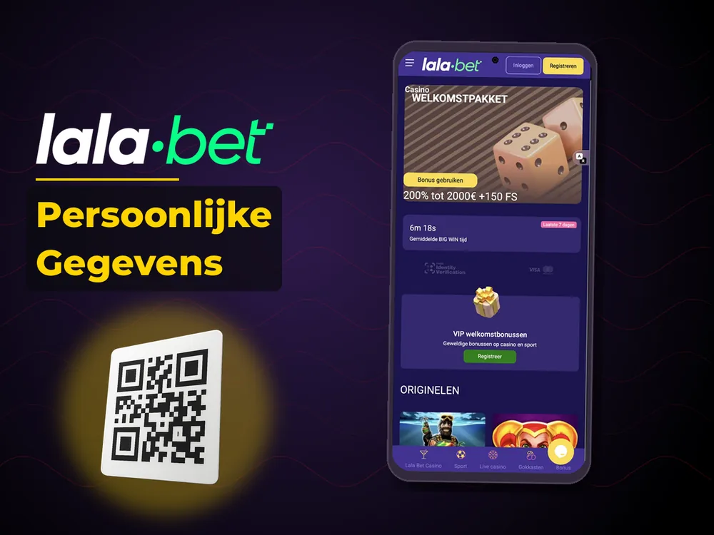 lalabet - Persoonlijke Gegevens