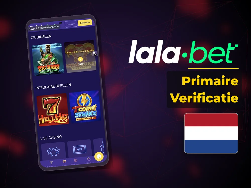 lalabet - Primaire Verificatie
