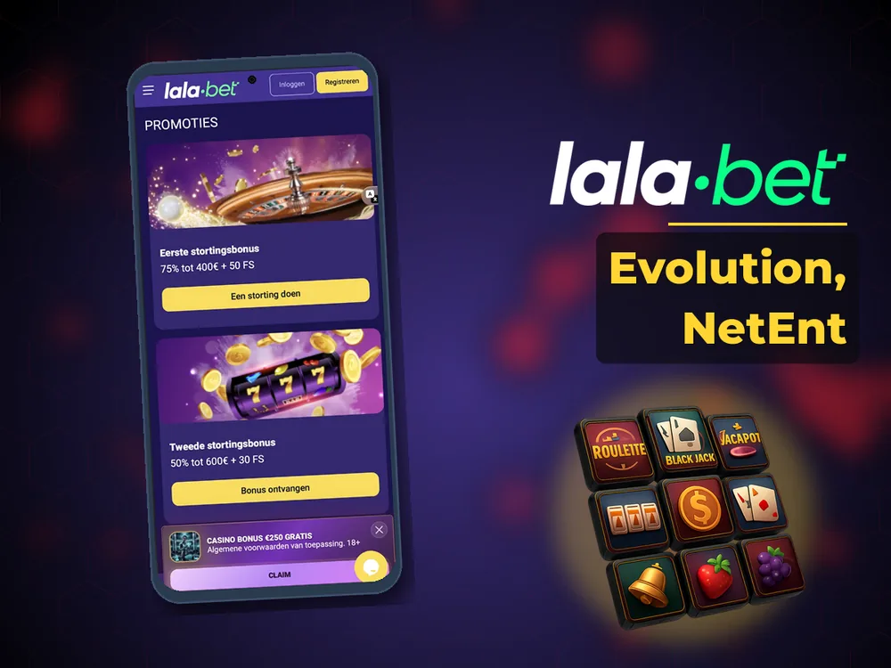 lalabet - Evolution, NetEnt