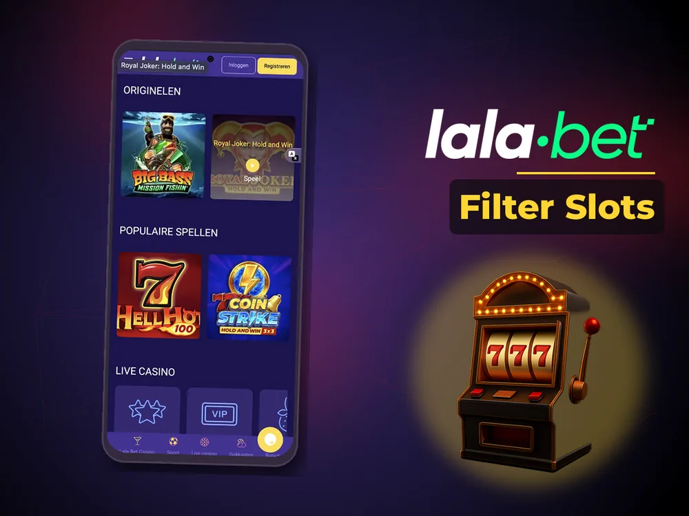 lalabet - Filter Slots